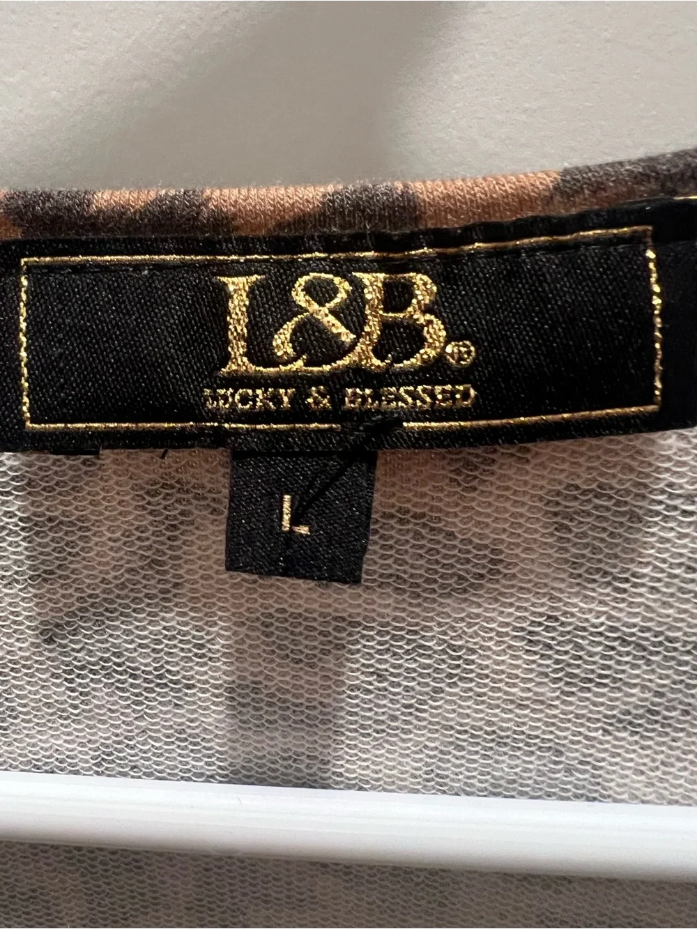 L&B Leopard Print Oversized cardigan